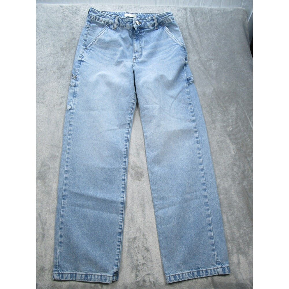Chelsea & Violet Jeans 29 (Fits 28x31) Straight Leg High Rise Carpenter Blue